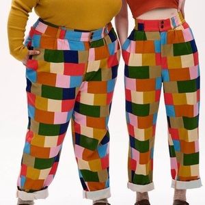 LUCY AND YAK PATCHWORK PANTS